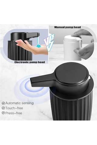 Xiaaokeji Mutfak İçin Otomatik Sabunluk Sıvısı: 9 Oz Siyah