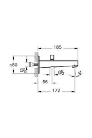 Artema Minimax Square A4359525 Çıkış Ucu El Duşu Çıkışlı, Fırçalı Altın Diğer