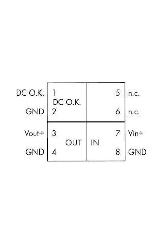 Wago 787-2801 Dc/dc Konvertör Giriş 24vdc Çıkış 5vdc 0,5a