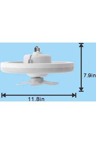 Hallow Lmh00022 Işıklı Kısılabilir Tavan Vantilatör E27