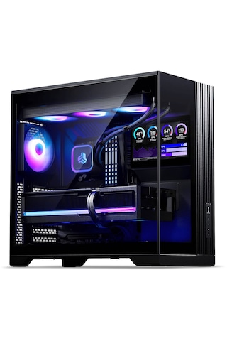 Phanteks Xt V5 Lcd Bilgisayar Kasası, Midi-tower, 4x Argb Fan Atx, 7 Inç Lcd, Temperli Cam - Siyah