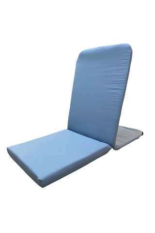 Meditasyon Sandalyesi - Sırt Destekli Yer Minderi - Backjack - Yoga Sandalyesi - Yoga Minderi Mavi