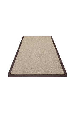 Bespoky Modern Düz Koridor Halısı Kilim Ekru - Krem