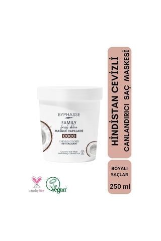 Byphasse Family Fresh Hindistan Cevizli Canlandırıcı Saç Maskesi 250 ML