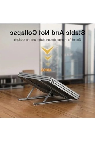 10-15.6'' Alüminyum Katlanabilir Laptop Standı, Taşınabilir