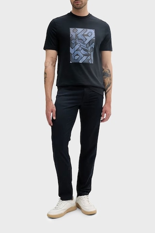 Boss Erkek T Shirt 50538438 404 Lacivert Lacivert