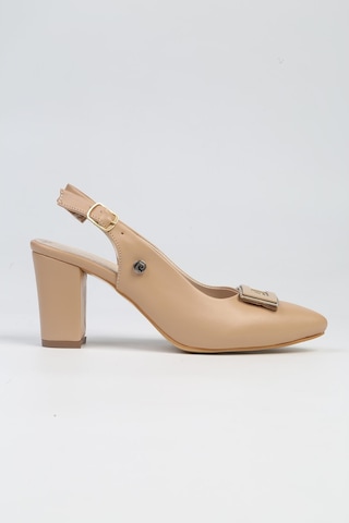 Pierre Cardin Pc-53113- 3592 Bej Cilt-kadın Topuklu Ayakkabı 001