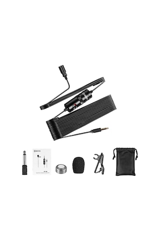 Yaleker Boya By-m1 Evrensel Mikrofon: Kamera, Dslr, Telefon Uyumlu, Taşınabilir, Yüksek Hassasiyet