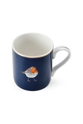 Mikasa Fine China 280 Ml Düz Taraflı Kupa Robin Mavi