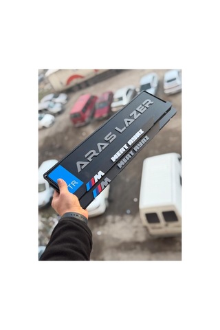 Bmw M Logolu Lüx Mat Pleksi Kabartmalı 3d Plakalık - 827669828