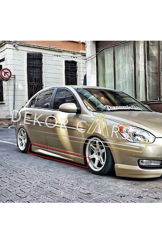 Dekorcars Hyundai Accent Era Marşpiyel Sağ Sol Takım Fiberglass Boyasız