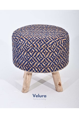 Montana Blue - Puf Mavi