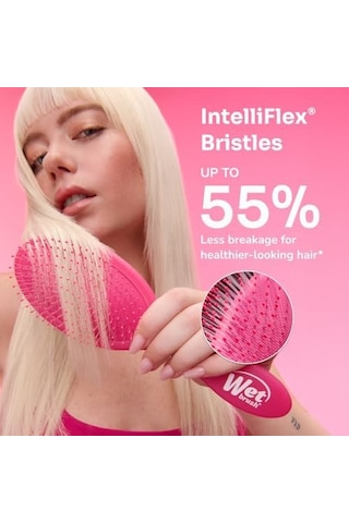 Wet Brush Orijinal Detangler Saç Fırçası, Moana Zarif Prenses - Ultra Yumuşak Intelliflex Kıllar - Dolaşık Açıcı Fırça Dolaşıklıklar İçinden Kayar Islak Kuru Ve Hasarlı Saçlar - Kadın Ve