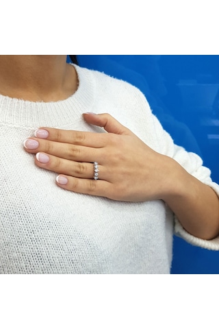 Lova F Renk 0,55 Karat Pırlanta Beştaş Yüzük - IDL Sertifikalı