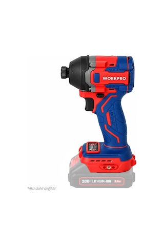 Workpro Wp390105 20volt 230nm Kömürsüz Profesyonel Şarjlı Darbeli Tornavida Akü Dahil Değildir