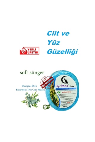 Okaliptüs Özlü Süngerli Doğal Güzellik Sabunu Cilt   Etkili Diğer