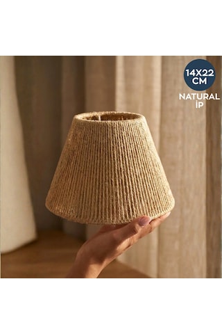 Homing Natural Abajur Başlığı Bej