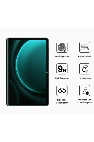 Galaxy Tab S9/s9 Fe/s7/s8 11'' Uyumlu Temperli Cam Ekran Koruyucu
