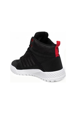 Celira Glc Siyah Kırmızı Erkek Basket Sneaker Spor Ayakkabı Siyah