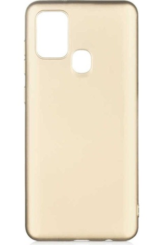 Galaxy A21s Kılıf Zore Premier Silikon Kapak Gold