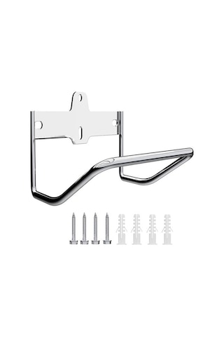 Pazly Ağır Hizmet Garaj Depolama Merdiveni - Paslanmaz Çelik, 20.32x19.05cm, Katlanabilir, Uzay Tasarrufu, Duvar Braketli, Garaj İçin