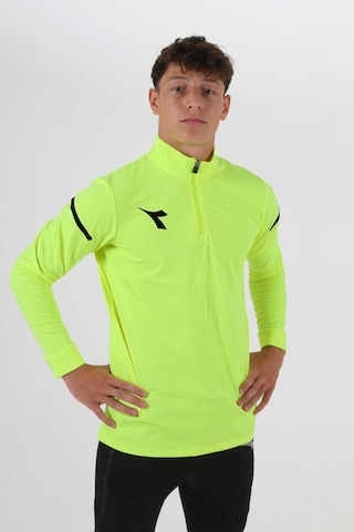 Diadora Alto Antrenman Eşofmanı Tek Üst Neon Sarı