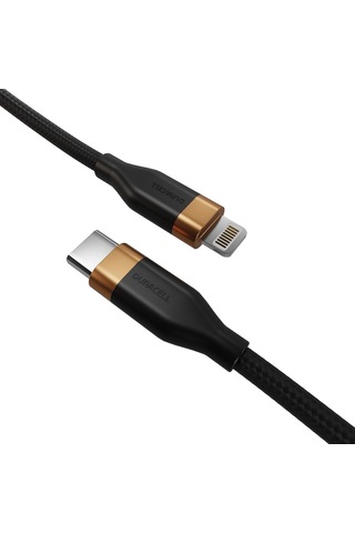 Duracell 1m Usb-c To Lightning 30w Örgülü Data Kablosu - Siyah