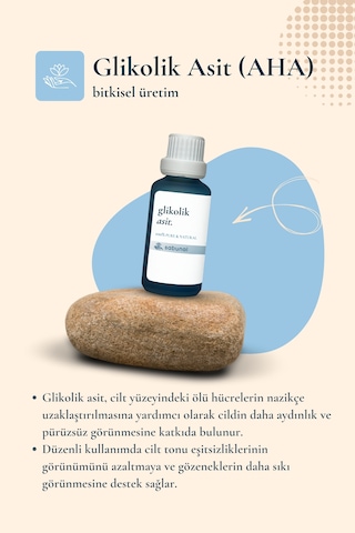 Glikolik Asit Aha 30 Ml - Leke Karşıtı, Cilt Tonu Dengeleyici Aha Serum