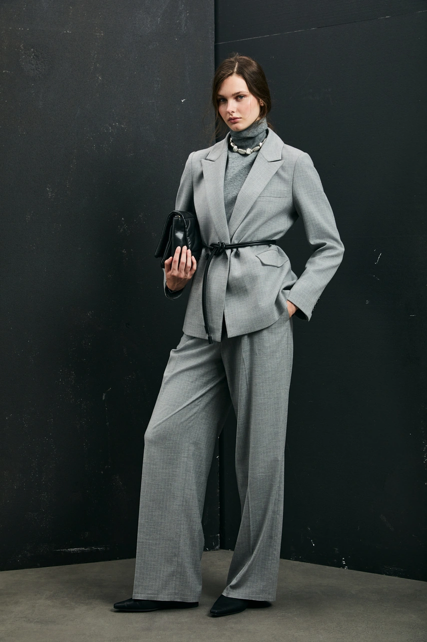 Lufian Kate Kadın Pantolon Gri Gri 122190044100150 Gri