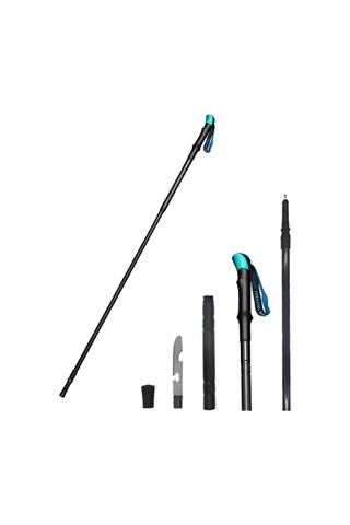 Maiyame Alüminyum Alpin Çubuğu: Ultra Hafif, İyileştirilmiş Tutuş, 97-132 Cm Genişletilebilir, Sürtünmeye Dayanıklı, Dağcılık Ve Yürüyüş İçin Siyah