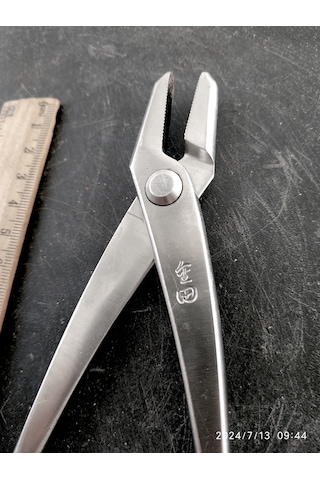 Omeniv Master İmzalı Karbon Çelik Makas Bonsai Telleme Pensesi