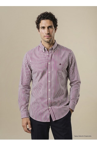 Brooks Brothers Göml, 2xl, Beyaz - Bordo