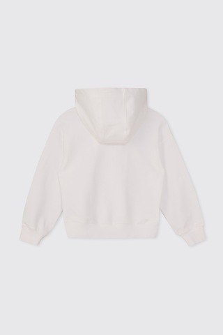 Panço Kız Çocuk Çiçek Baskılı Beyaz Sweatshirt