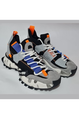 Scootland Bağlı Lastikli Triko Fashion Sport Erkek Spor Ayakkabı 19279 Siyah