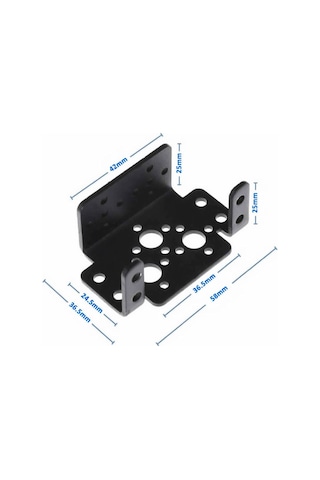 Servo Motor Metal Montaj Parçası Braket Mg995 Mg996r S3003 Td-8120mg
