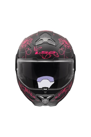 Ls2 Advant 2 Sophıa Çene Açılır Kask Mat Pembe - Siyah