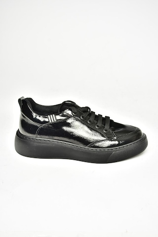 Fox Shoes S274048408 Siyah Rugan Kadın Spor Ayakkabı Sneakers Siyah