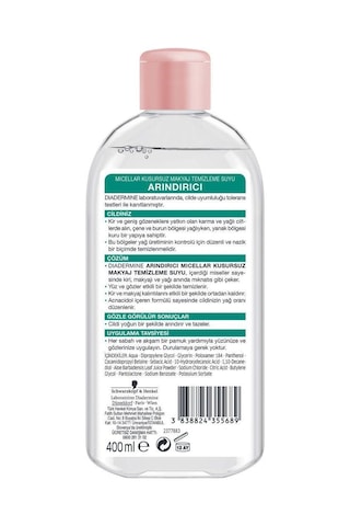 Diadermine Micellar Kusursuz Makyaj Temizleme Suyu 400 ML