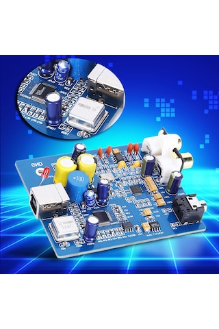 Moveevo Sa9023 Es9028k2m Çözücü Kartı, 24bit/96k Örnekleme Hızı, 112db Dinamik Aralık, Usb Dac Ses Amplifikatör Modülü