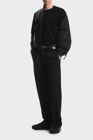 Emporio Armani Logolu Suya Dayanıklı Çift Taraflı Bomber Ceket Erkek Ceket Em007244 Af29324 Uc001 Siyah
