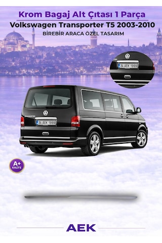 Vw T5 Transporter Bagaj Alt Çıtası 2003-2010 Paslanmaz Çelik