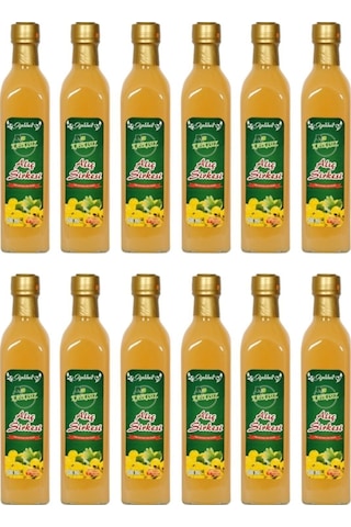 Alıç Sirkesi 12x500 Ml - %100 Katkısız Doğal Geleneksel Ev Yapımı