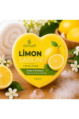 Slimself Limon Süngerli Doğal Sabun Slimself Limon Süngerli Doğal Sabun