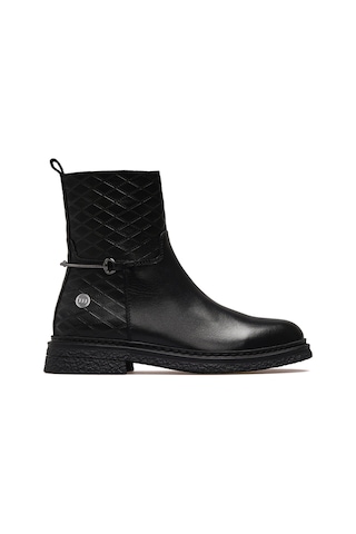 Mammamia Kadın Hakiki Deri Casual Günlük Bot 25k D25kb-8585 Z Siyah Siyah