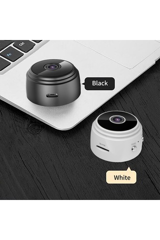 Jeemson Siyah 1080p Hd : Hareket Algılama, İzleyici, Wi-fi, Usb Şarjlı, Ev/ofis Güvenlik Kamerası