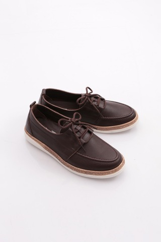 Dgn 118e Bayan Spor Bağli Soft Oxford Ayakkabi Kahve