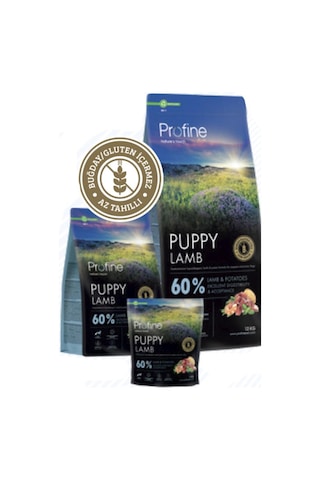 Profine Gluten Free Puppy Lamb Glutensiz Kuzu Etli Yavru Köpek Maması 12 KG
