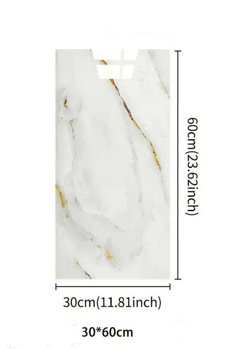 10 Adet 60x30 Pvc Esnek Duvar Paneli Altın - Gri