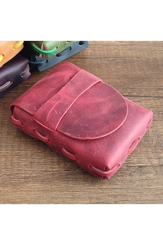 Sumerian Leather Craft  Deri Sigara Kılıfı Kırmızı