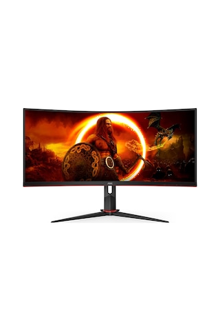 Aoc CU34G2XP/BK 34" 1 MS 180 Hz Freesync Premium WQHD VA Curved Oyuncu Monitör
